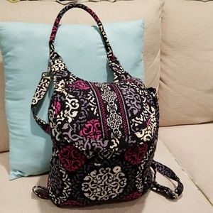 Vera Bradley Canterbury backpack and shoulder bag